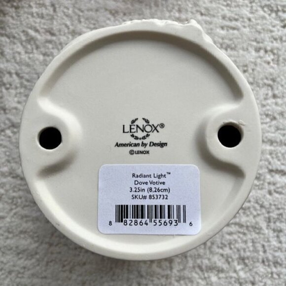 Lenox American by Design "Radiant Light" Dove Votive Candle Holder - NIB - Picture 6 of 8